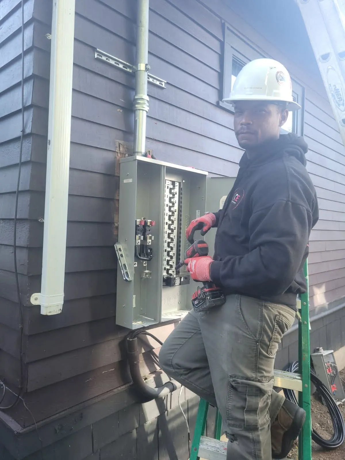 Anthony Wood, owner of A.V. Electric